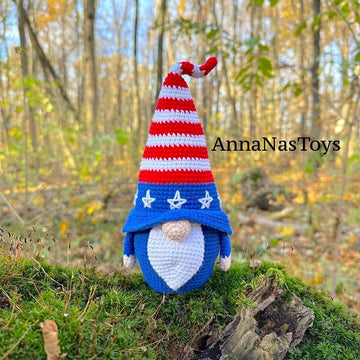 Patriotic gnome USA (boy2)