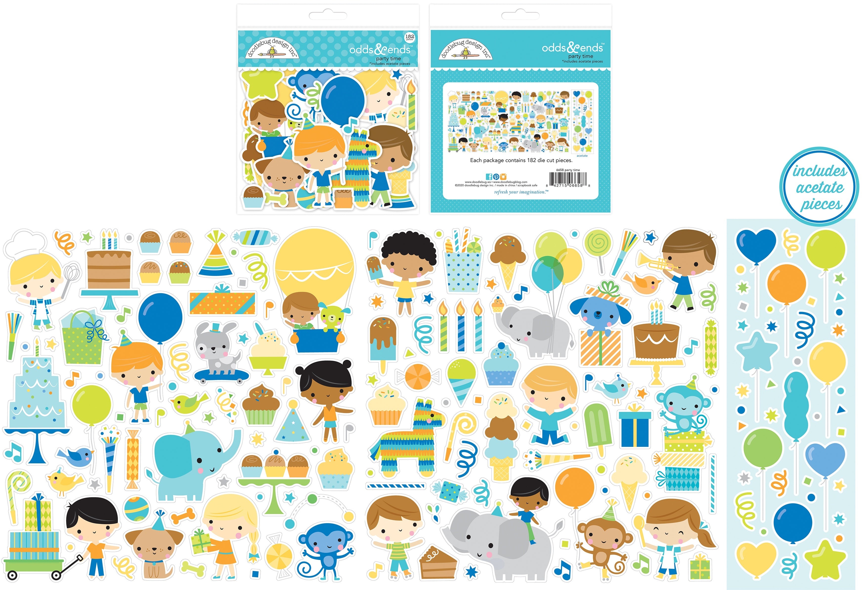 Doodlebug Odds & Ends Die-Cuts - Party Time