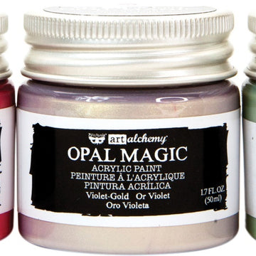 Prima Marketing Finnabair Art Alchemy Opal Magic Acrylic Paint Set 3/Pkg - Mermaid, 1.7 Fl Oz Each