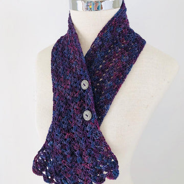 Elegant Lace Accent Scarf