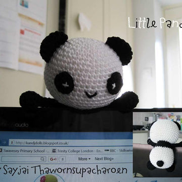 Little Panda Amigurumi Crochet Pattern