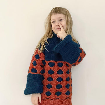 Honeycomb Tunic For Little Miss