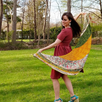 The Dandelion Dance Shawl