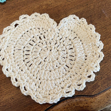 Heart Face Cloth or Place Mat