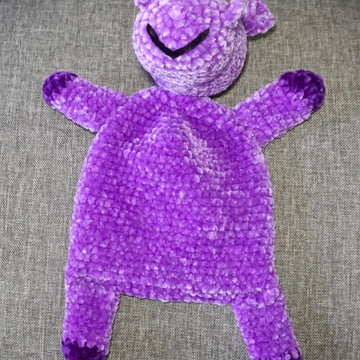 Crochet Pattern Happy Hippo Cuddle Cloth -The Cozy Companion