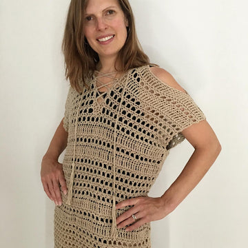 Bathing Suit Coverup Pattern:Bustling Beach Cover Up