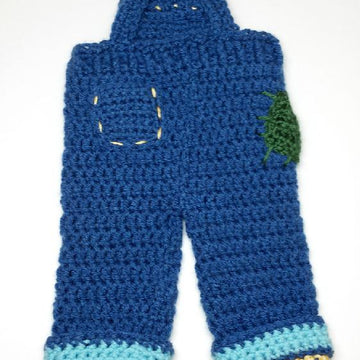 Newborn Scarecrow Outfit with Corn and Pumpkin