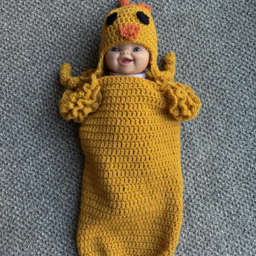 Crochet Baby Easter Chick Suit