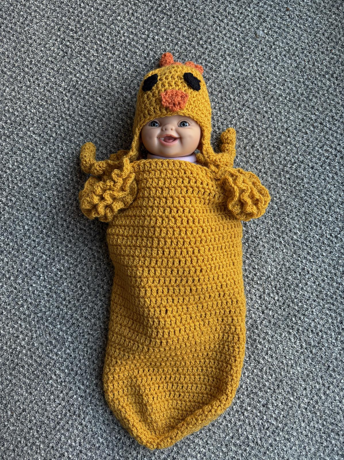 Crochet Baby Easter Chick Suit