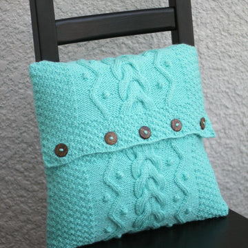 Cabled Pillow case