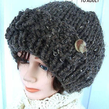 509 Knitted Slouchy winter hat