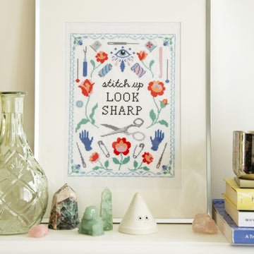 Wool and the Gang Look Sharp Cross Stitch Kit