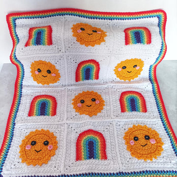 Rainbow Sunshine Blanket