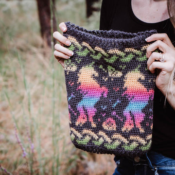 Unicorn Crochet Cowl