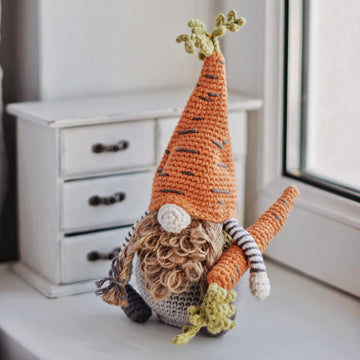 Easter Carrot Gnome Amigurumi