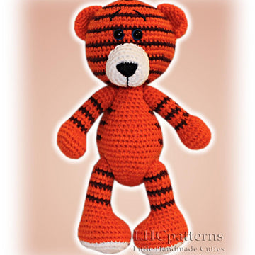 Tiger, Cat and White Bear Crochet Pattern