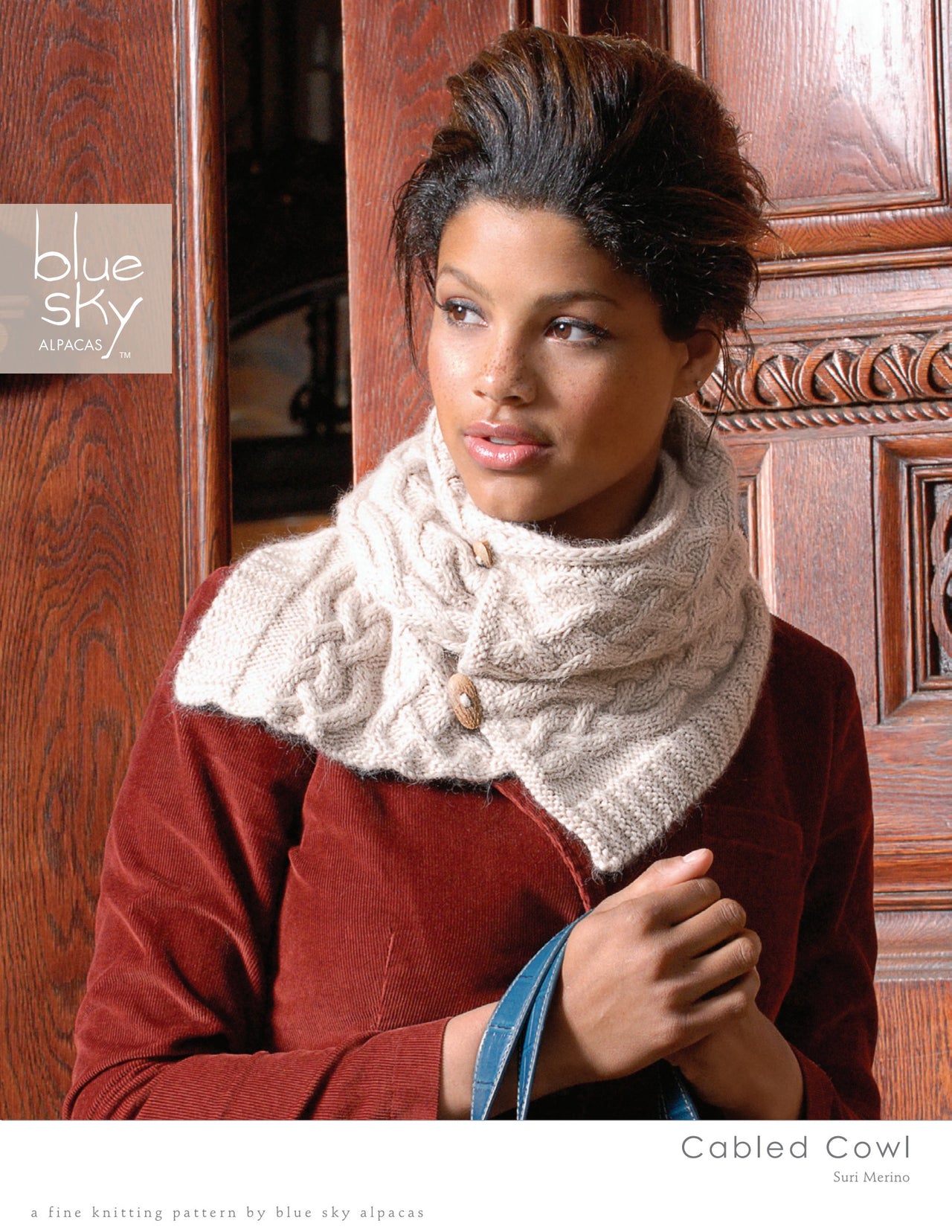Blue Sky Fibers Cabled Cowl