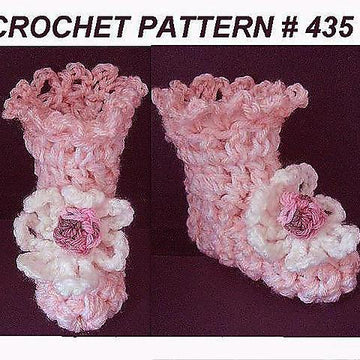 435, BABY BOOTIES, FRILLY TOP