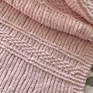Lightweight Chunky Baby Blanket