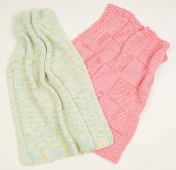 Fast Baby Blankets in Plymouth Encore Worsted and Colorspun - F169