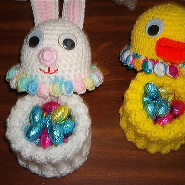 Bunny Cakes & Chick Cup Candy dishes