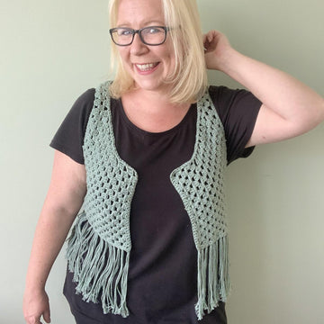 Running Rings Fringed Vest
