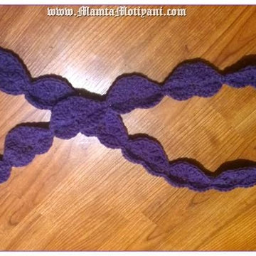 Crochet Scarf Pattern Valentine Hearts Unique Designer