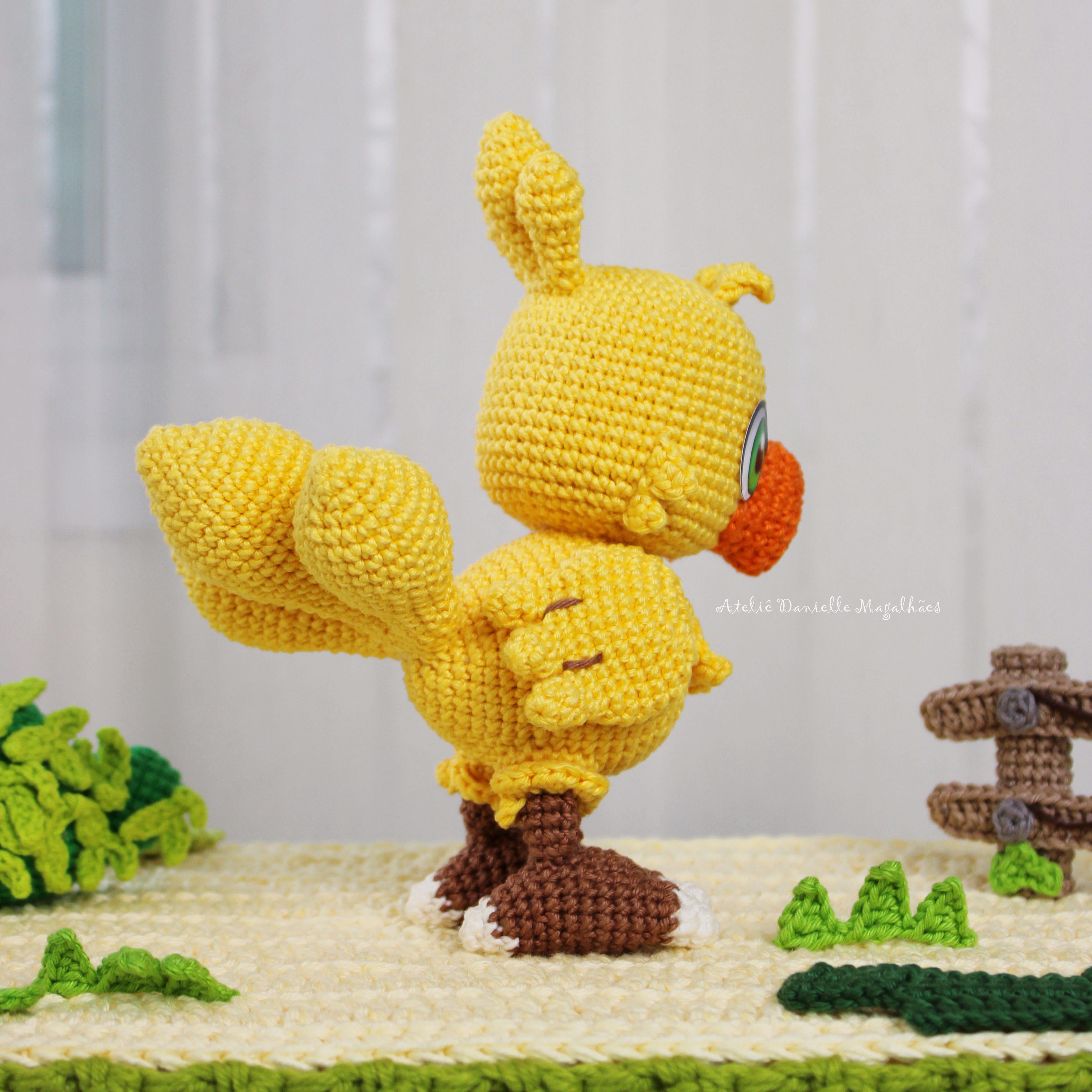 Chocobo & Moogle - Chibi Crochet Pattern Set Bundle
