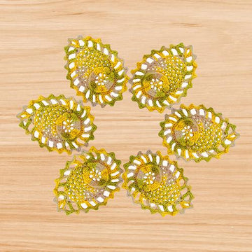 Crochet pineapple motif
