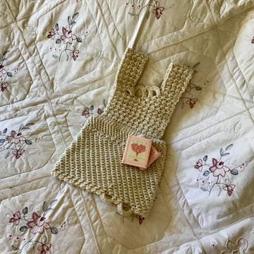 Lavender Lamb Pinafore