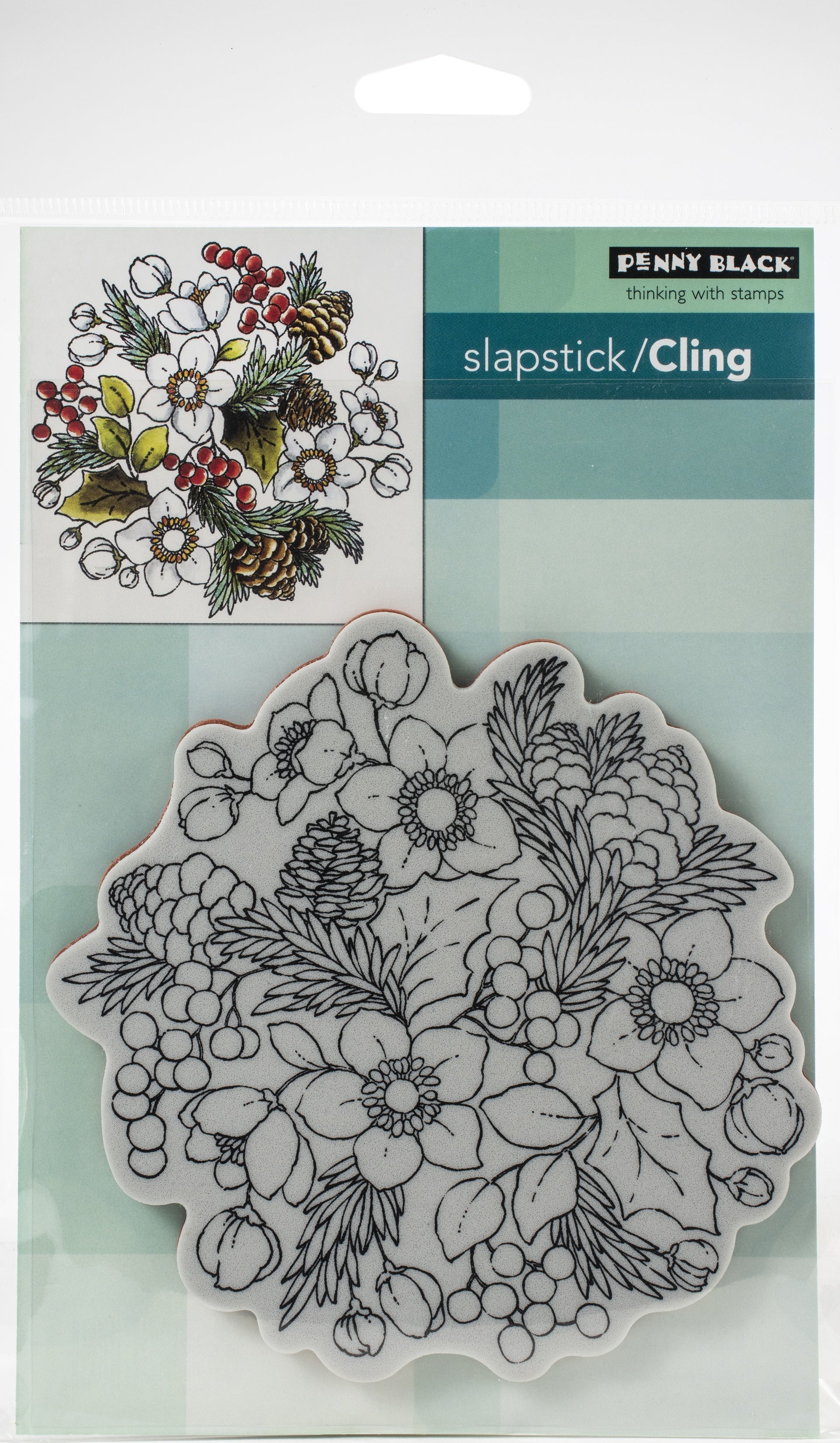 Penny Black Cling Stamps - Winter Garden