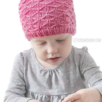 Trellis Stitch Hat