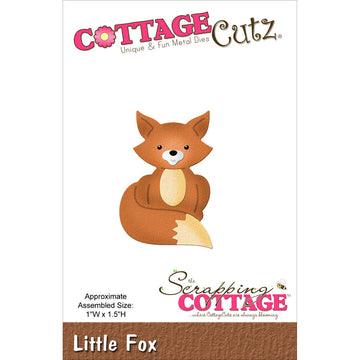 CottageCutz Dies - Little Fox 1"X1.5"