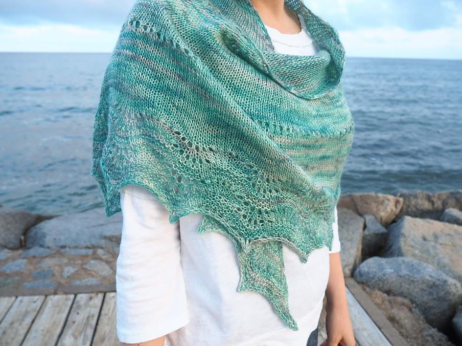 Cliff Jump Shawl