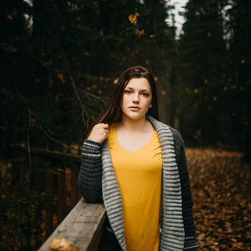 Bordeaux Bobble Cardigan