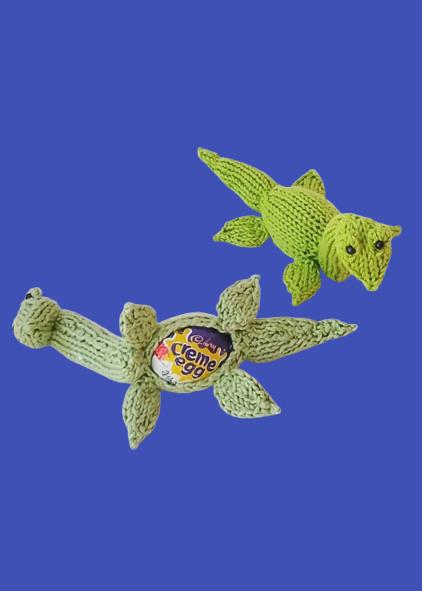 Plesiosaurus Creme Egg Cosy