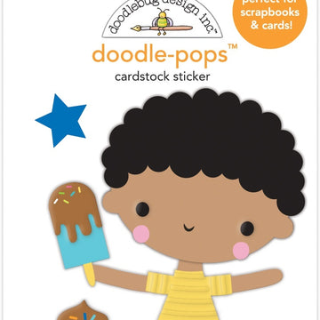 Doodlebug Doodle-Pops 3D Stickers - Treat Yourself, Party Time