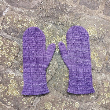 Faux Cable Mittens