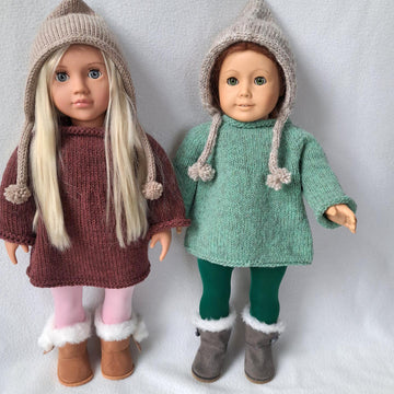 Doll Tunic and Pixie Bonnet