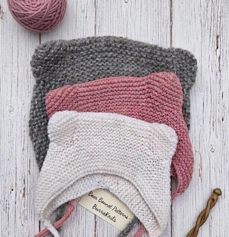 Keely Garter Bear Bonnet