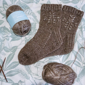 Chunky Snowflake Socks