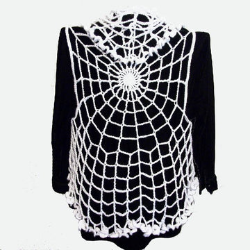 Gothic Spiderweb Lace Vest