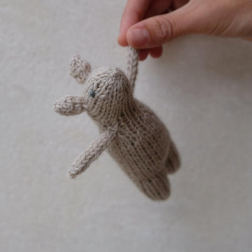 Hand-Knitted Petite Souris