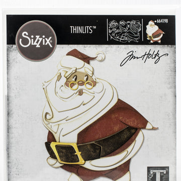 Sizzix Thinlits Dies By Tim Holtz - Jolly St. Nick