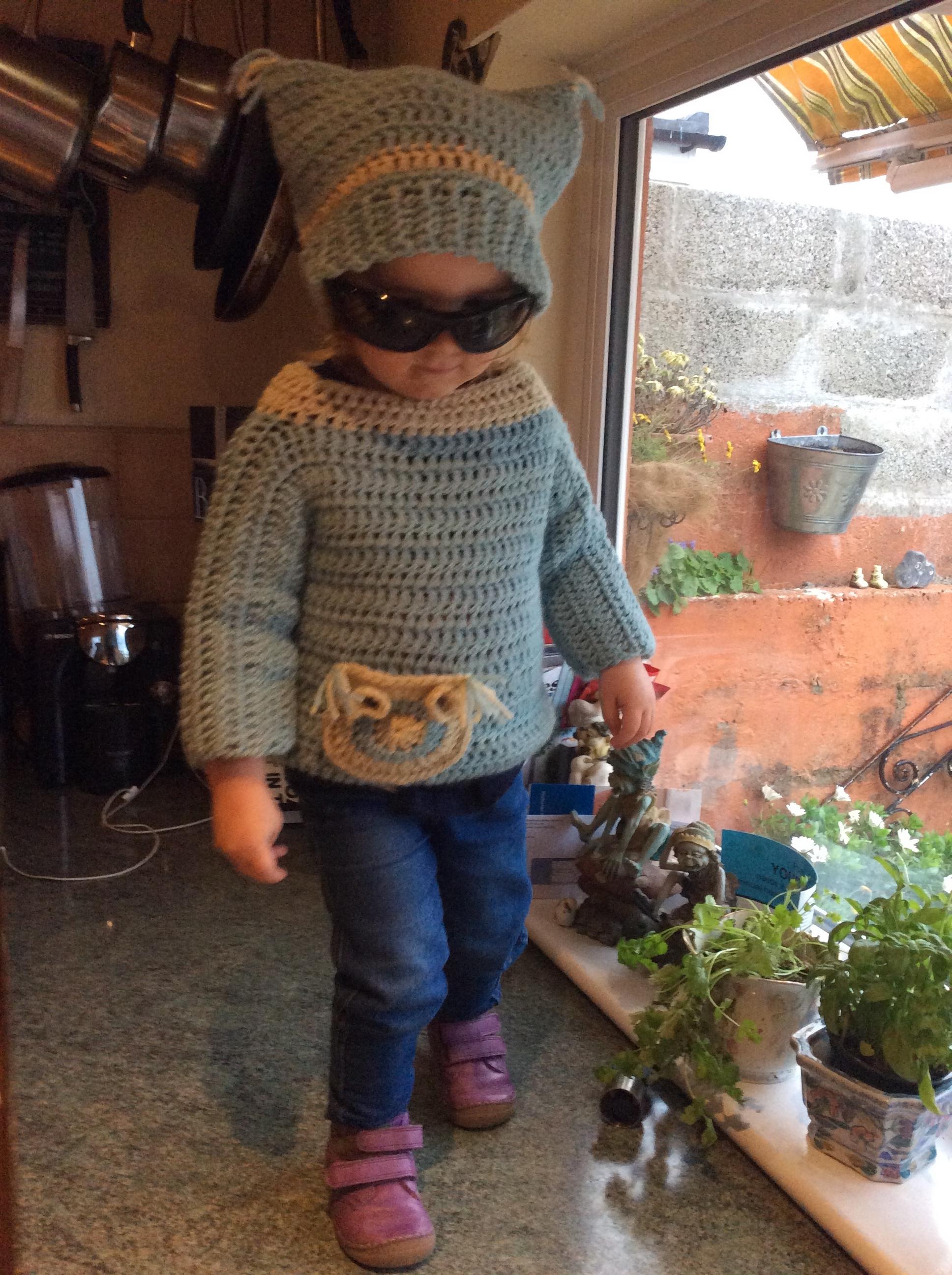 Toddler crochet outfit
