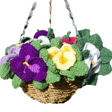 Pansies Hanging Basket