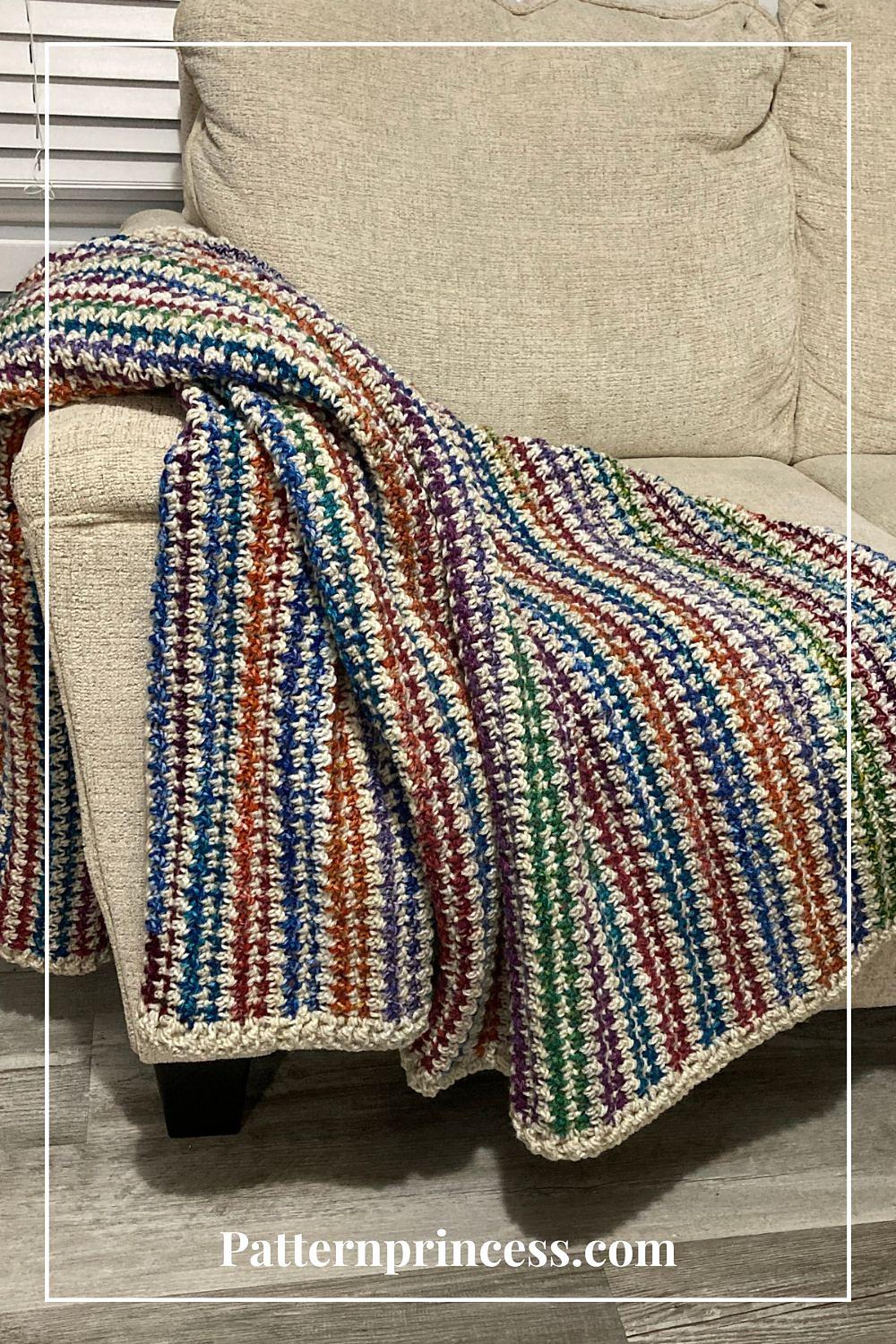 Frost Blossom Throw Blanket