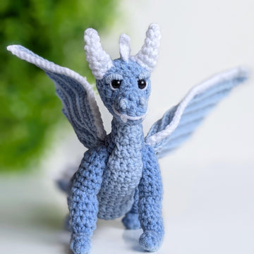 Vergil the Dragon crochet pattern, amigurumi dragon pattern