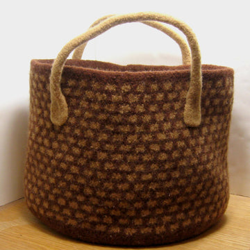 Market Basket Felted Bag