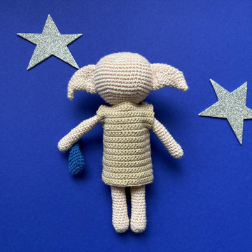 Hard-working elf amigurumi
